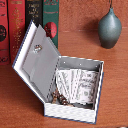 Bezpečnostná krabica v tvare knihy- modrá