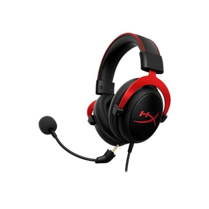 HyperX KHX-HSCP-RD Cloud II - Cascos de Gaming para PC/PS4/Mac, Negro/Rojo - Conecta tu mundo