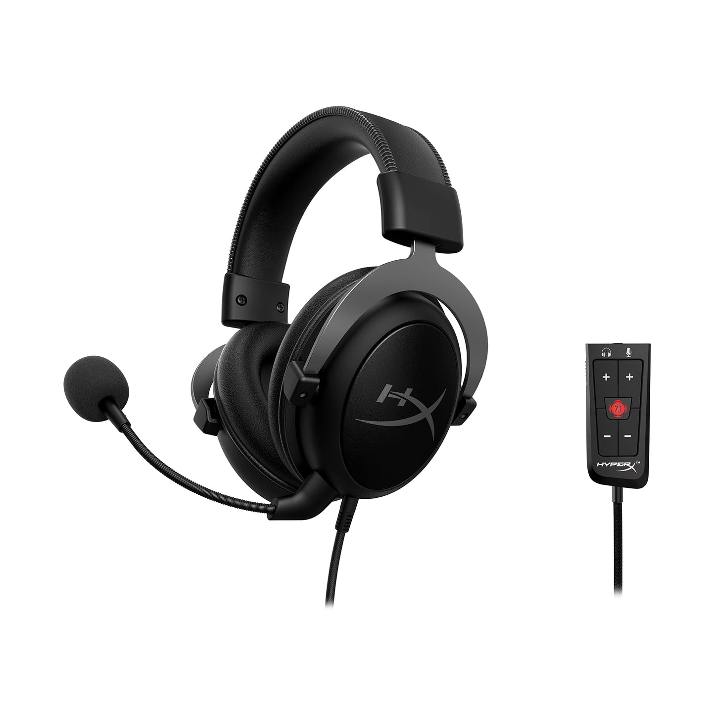 HyperX KHX-HSCP-RD Cloud II - Cascos de Gaming para PC/PS4/Mac, Negro/Rojo - Conecta tu mundo