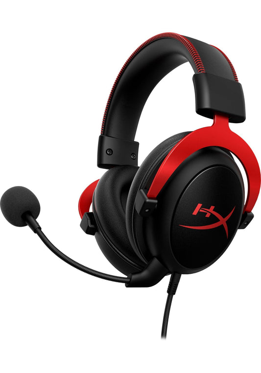 HyperX KHX-HSCP-RD Cloud II - Cascos de Gaming para PC/PS4/Mac, Negro/Rojo - Conecta tu mundo