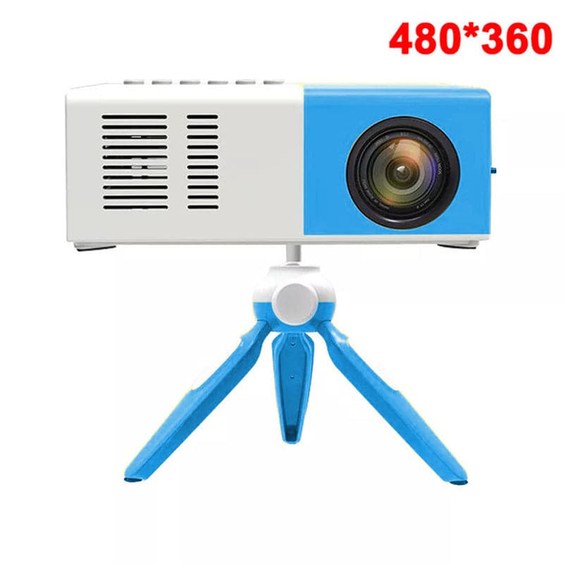 J9Pro Mini Projector LED Home Media Player Audio Portable Proyectors 480X360 Pixels Supports 1080P HDMI USB Video Beamer