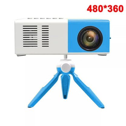 J9Pro Mini Projector LED Home Media Player Audio Portable Proyectors 480X360 Pixels Supports 1080P HDMI USB Video Beamer