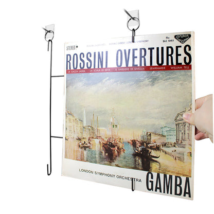 Metal Vinyl Record Wall Mount (5-Pack)