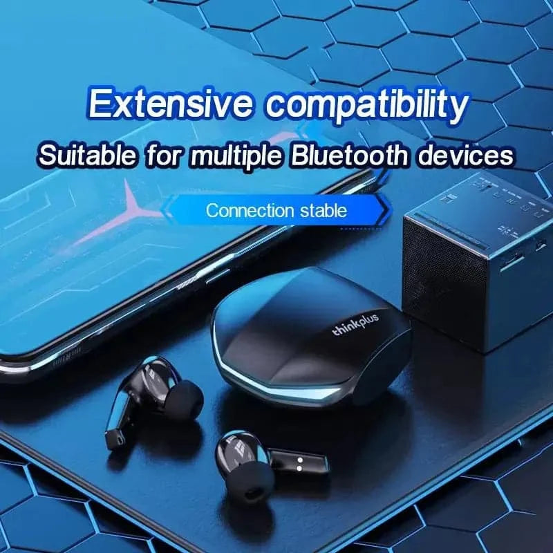 6PCS Original Lenovo GM2 Pro 5.3 Earphone Bluetooth Wireless Earbuds Low Latency Headphones HD Call Dual Mode Gaming Headset - Conecta tu mundo