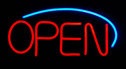 Neon sign "Open" (50cm)