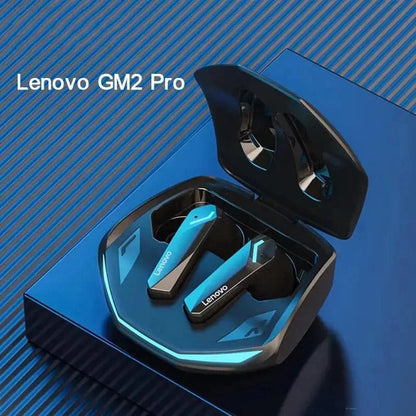 6PCS Original Lenovo GM2 Pro 5.3 Earphone Bluetooth Wireless Earbuds Low Latency Headphones HD Call Dual Mode Gaming Headset - Conecta tu mundo